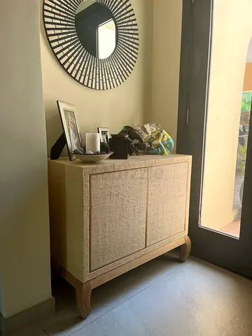 Marina Home Rattan Cupboard