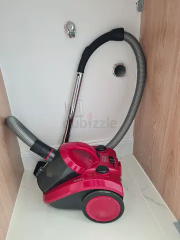 Red Bagless Canister Vacuum Cleaner - Good Working Condition