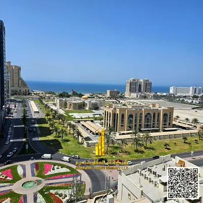 Furnished one-bedroom apartment for rent in Ajman, clean and tidy furnishings, on the Ajman Corniche. All bills and internet included. Fully furnished