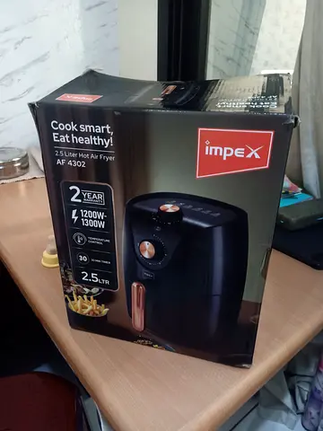 Impex 2.5L Hot Air Fryer (AF-4302) - 1200/1300W, Good Condition
