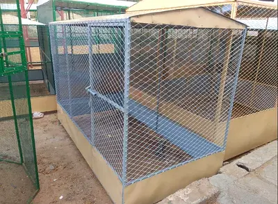 Large Outdoor Bird Aviary / Flight Cage - Metal Mesh with Shelter