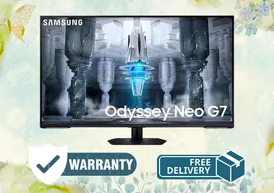 Samsung 43 inches G70NC Odyssey Neo G7 4K 144Hz Smart Gaming Monitor 43CG7