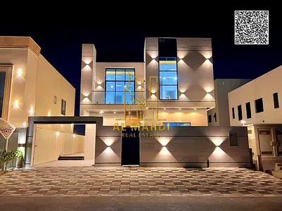فيلا فاخرة للبيع في الحليو – تصميم عصري ومساحات واسعة – 4 غرف نوم ماستر – شامل رسوم التسجيل  مركزي – تمويل عقاري – عجمان