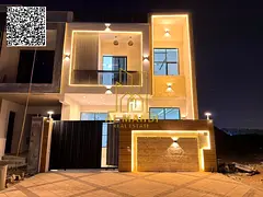 Modern villa with registration and ownership fees included, near a mosque and direct services. Freeh