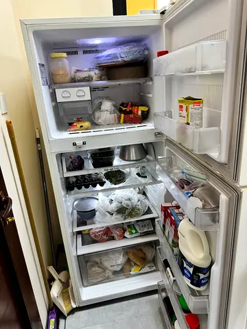 Well-kept double-door refrigerator (working) - selling due to upgrade