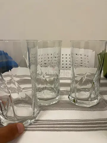 Branded Clear Glass Set