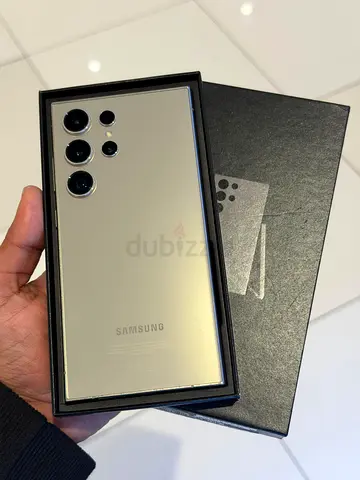 Samsung Galaxy S24 Ultra - 512GB - Titanium gray colour,TDRA Version (Box Included) - Good Condition
