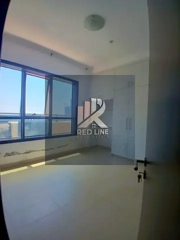 1 Bedroom Hall for rent in Al Mamzar, A/C on landlord, free gym & pool, prime location.