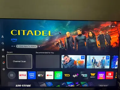 Smart LED TV - Working Condition, Built-in Apps (Netflix, Prime, YouTube)