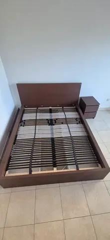 Ikea storage bed one side table wit out mattress
