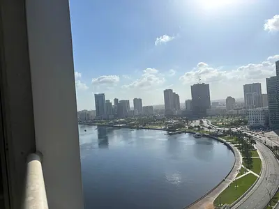 2BR Apartment for Rent in Al Majaz 3 | Sea View | Maid's Room & Store | Free Parking