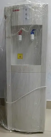 White Floor-Standing Water Dispenser (Cold  Hot Taps) - Good Condition, Light office usage only.