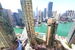 High Floor | Fully Furnished | Marina View + Maids