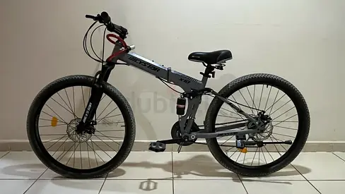 Foldable Mountain Bike - Full Suspension, 26 Wheels, excellent Condition