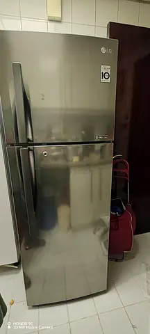 LG Stainless Steel Top Freezer Refrigerator - 2 Door, Good Condition