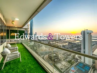 Panoramic Views | Large Balcony | Furnished