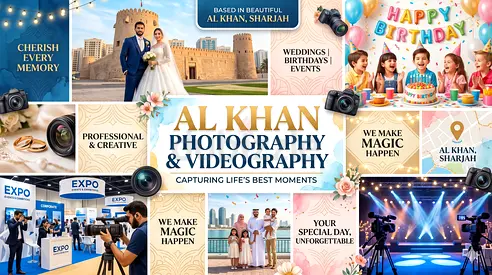 📷 Professional Photography  Videography in Al Khan, Sharjah