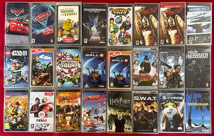 PSP games 65 dhs