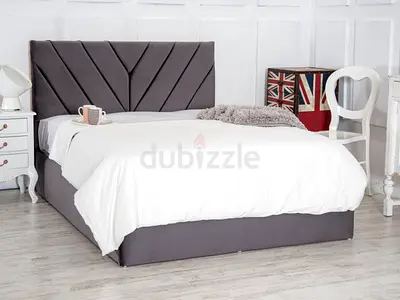 Luxurious Style brand new Queen size bed with mattress available Good Quality King size bed