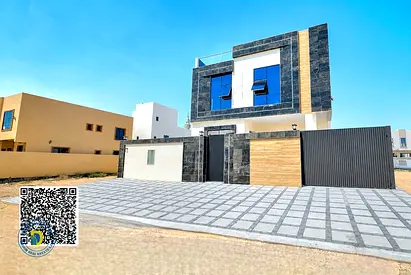 Unbeatable price in Al Helio 2, Ajman. 3BR villa with Roof, registration fees included. Bank financing . Freehold