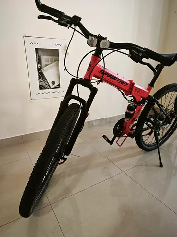Pink Sparta Folding Mountain Bike - Good Condition