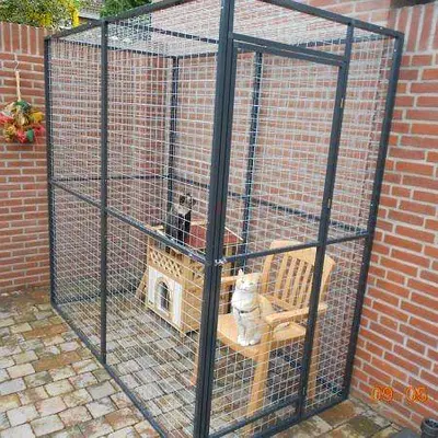New Large Outdoor Metal Cat Enclosure / Aviary Cage —