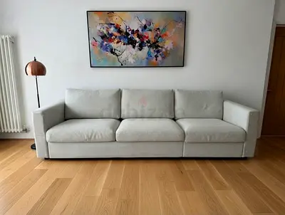 Like A New Condition High Quality ikea vimle three seater sofa bed with mattress
