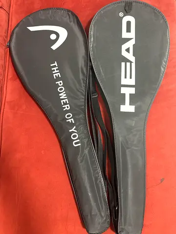 Pair of One New and one used twice - Head Squash Racket 130g with Covers