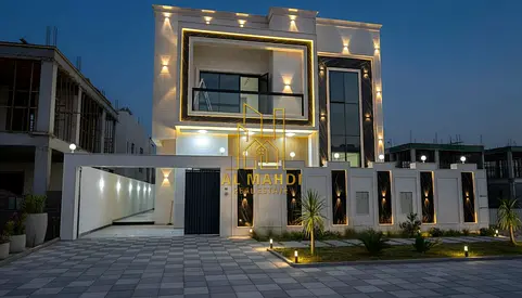 🏡 فيلا فاخرة للبيع في العامرة – عجمان | 🛏️ 5 غرف ماستر | 🧾 شامل رسوم التسجيل | 10% مقدم