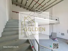 Ready for Handover | Warehouse with Mezzanine for Annual Rent in Ajman Industrial Area | 20kW Power