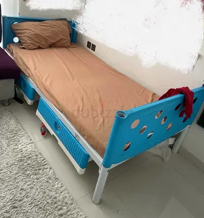 Single childrens bed frame(with mattress free if needed )good condition
