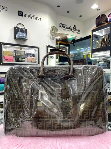 Fendi Zucca Coated Canvas Suitcase (Authentic/PreOwned)