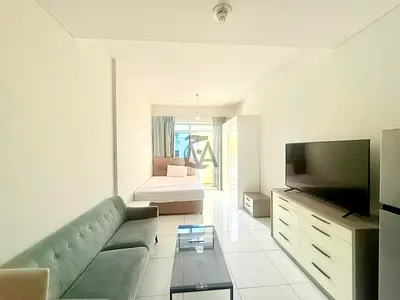 FULLY FURNISHED STUDIO WITH BALCONY IN JVC