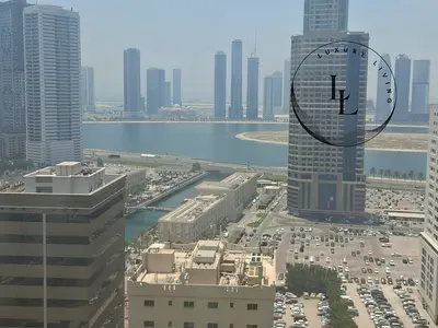LAHWISH 2 BHK JUST 55K PARKING GYM SWIMMING POOL FREE BALCONY LAKE VIEW ALL MASTER BEDROOMS NEAR QASBAH CANAL