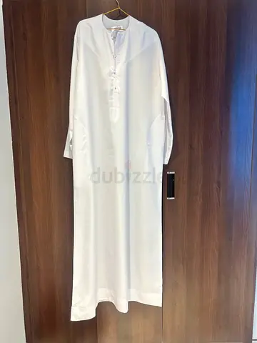 Mens White Kandura / Thawb - Good Condition