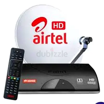 Airtel HD Satellite Dish tv setup box installation