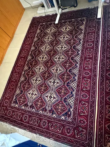 Handwoven Afghan Rug Carpet - Excellent Condition 3mX2m