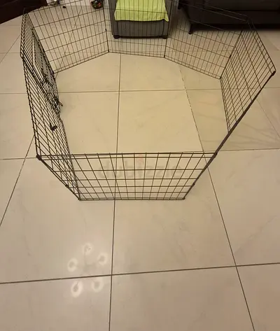 Foldable Metal Pet Playpen / Exercise Pen - 8 Panels( not used much )
