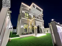 Luxury villa for sale, including registration and ownership fees, near Azha complex. Features a mode