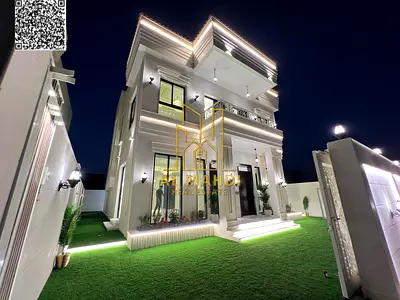 فيلا فاخرة للبيع، شاملة رسوم التسجيل والتملك، بالقرب من مجمع أزها. تتميز بتصميم عصري، وتشطيبات راقية، ومساحة واسعة.