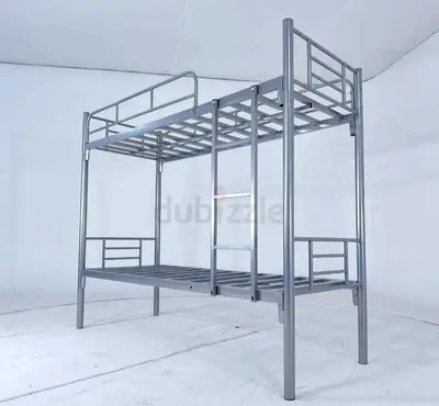 🛏️ Brand New Heavy Duty Silver Metal Bunk Bed
