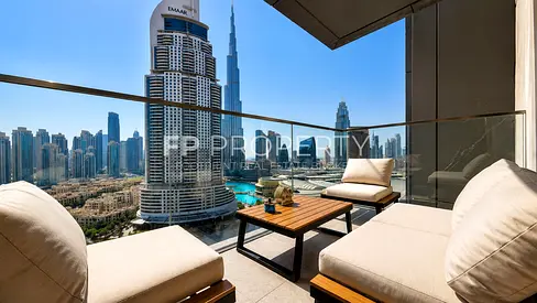 Fully Furnished 2-Bedroom | Burj View | Rare unit | High floor