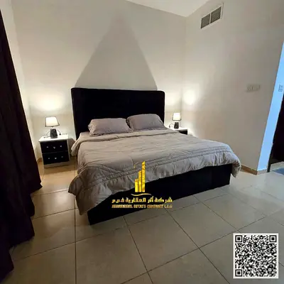 Fully furnished one-bedroom apartment with a hall, with open view, including all services, with a gym, swimming pool, and private parking.