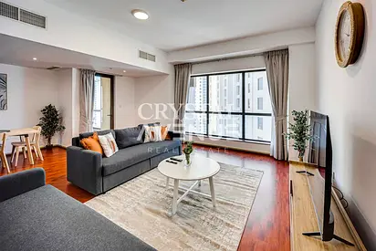 Furnished 2BR Apartment | Bahar 2 JBR | Marina & Sea View