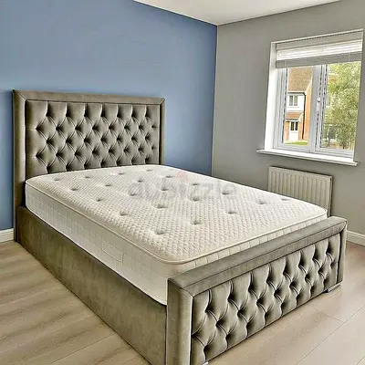 Grey Queen Size Bed