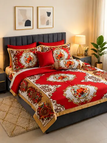 King-Sized Bed with mattress family bed good quality- Brand new