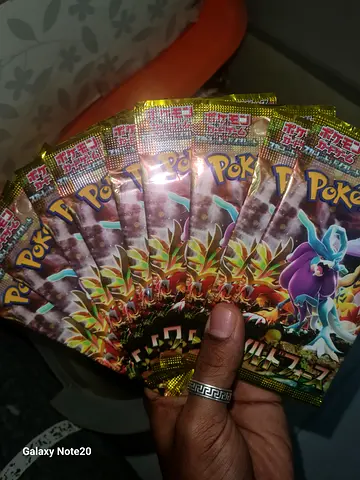 Lot of Pokemon booster card packs - assorted sealed boosters