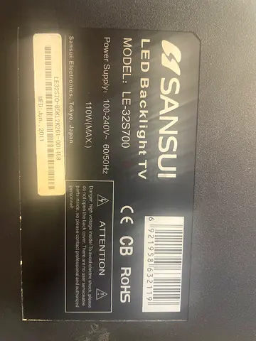 Sansui LE-32S700 32-inch LED Backlight TV (Model LE-32S700) - Used