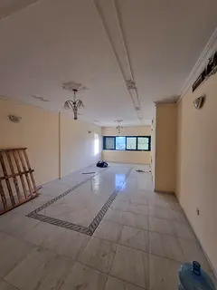 Annual rent in Sharjah Al Majaz 2 3 bedroom apartment and hall sea view 4 bathrooms maid room 2 balc
