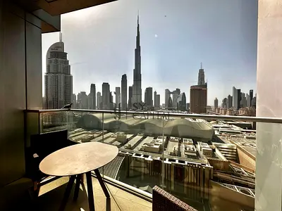 Burj Khalifa and Fountain View | Mid Floor